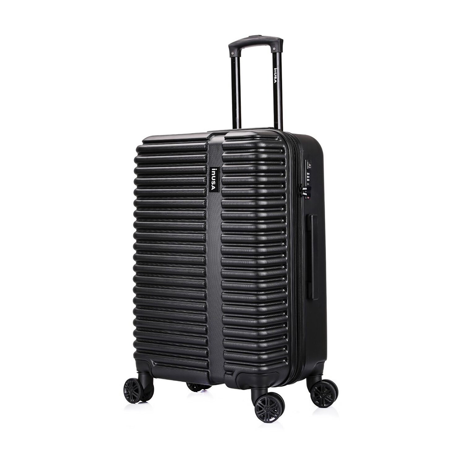 InUSA Ally 24 Inch Hardside Expandable LIGHTWEIGHT Checked Spinner Luggage