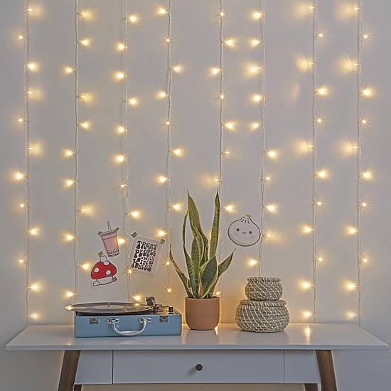 West & Arrow Warm White LED Curtain Light 240