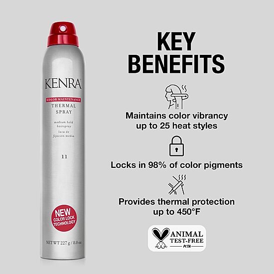 Kenra Professional Color Maintenance Thermal Spray Heat Protectant 8 oz.