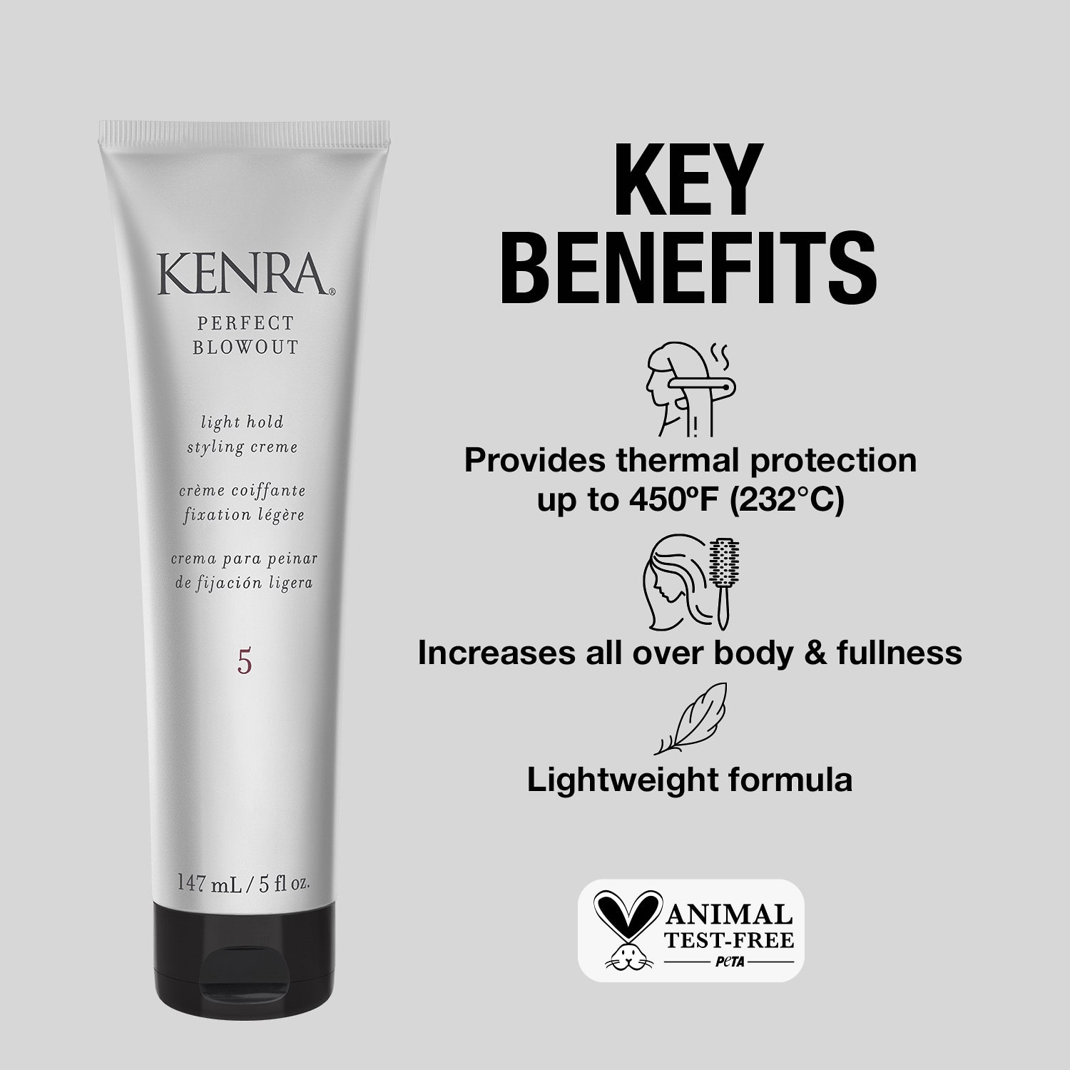 Kenra Professional Perfect Blowout Hair Cream 5 oz.