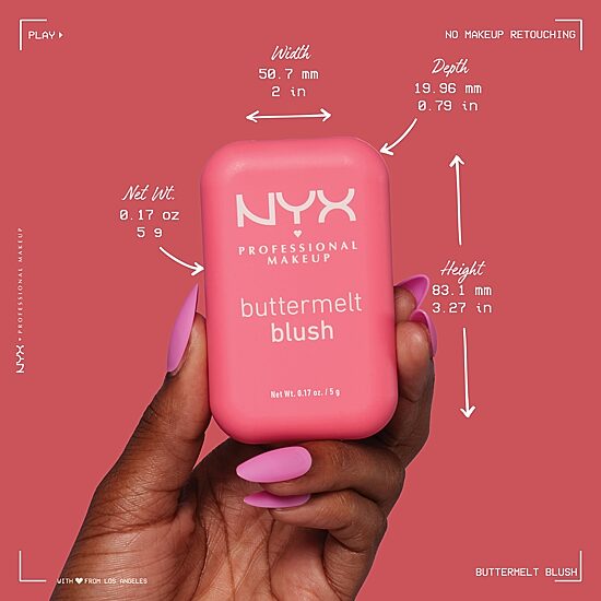 NYX Professional Makeup Buttermelt Blush