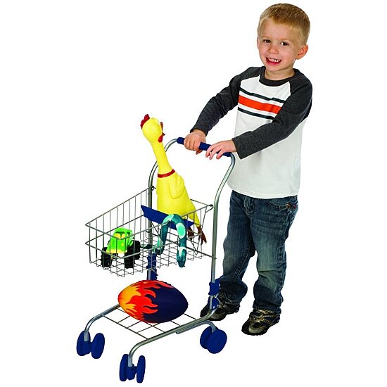 Toysmith Toy Shopping Cart Housekeeping Toy