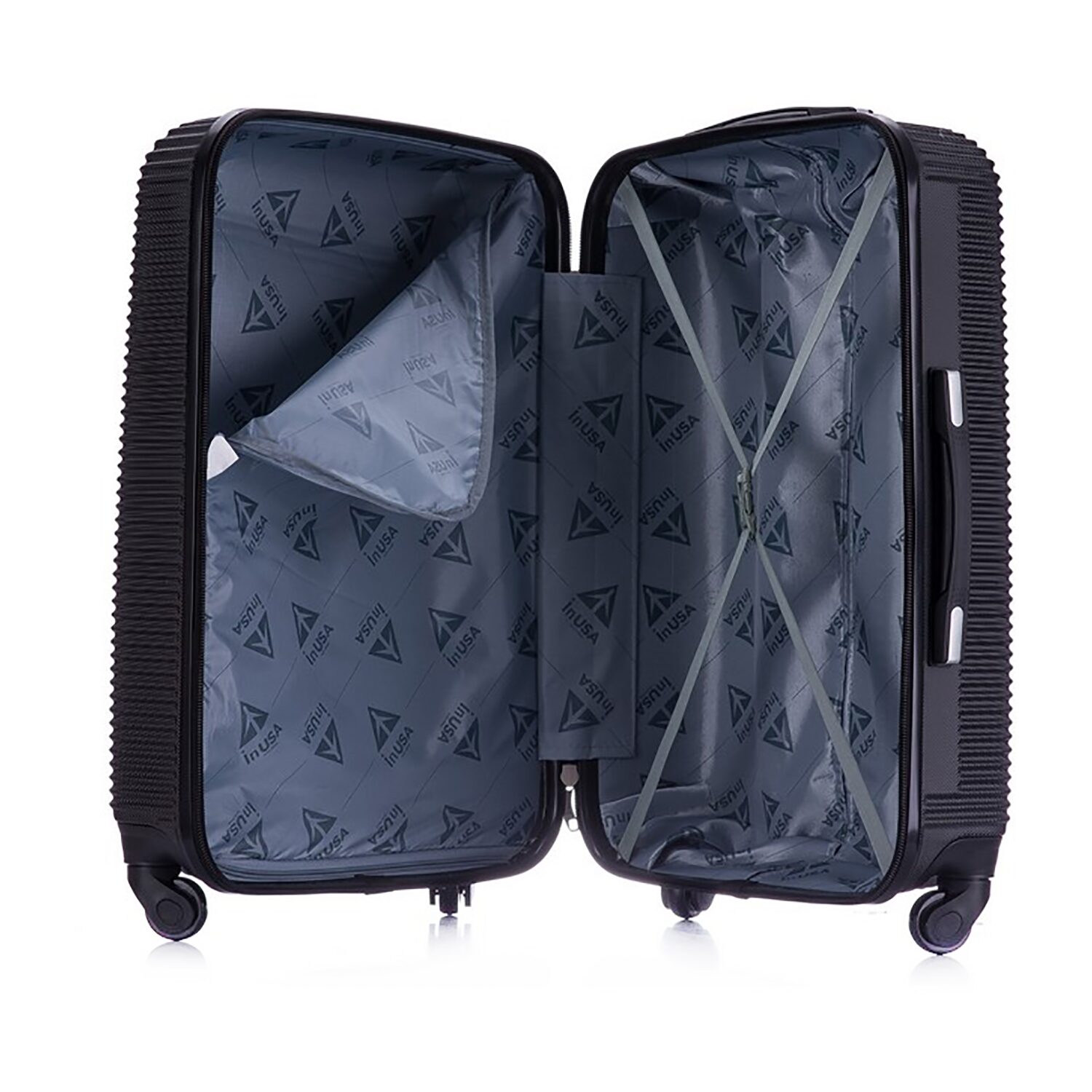 InUSA Royal 32 Inch Hardside Lightweight Checked Spinner Luggage