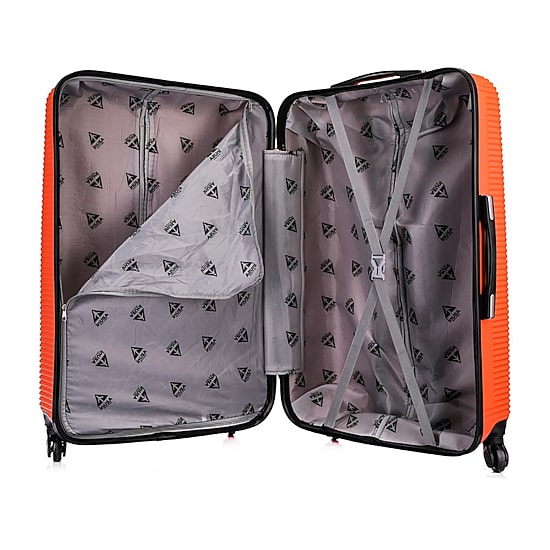 InUSA Royal 32 Inch Hardside Lightweight Checked Spinner Luggage