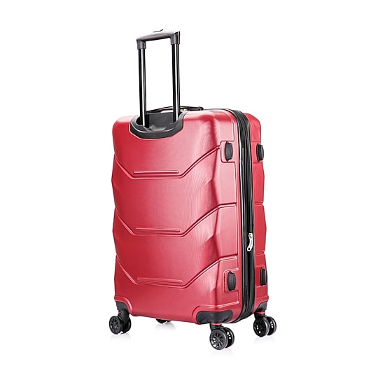 Dukap Zonix 26 Inch Hardside Expandable Lightweight Checked Spinner Luggage