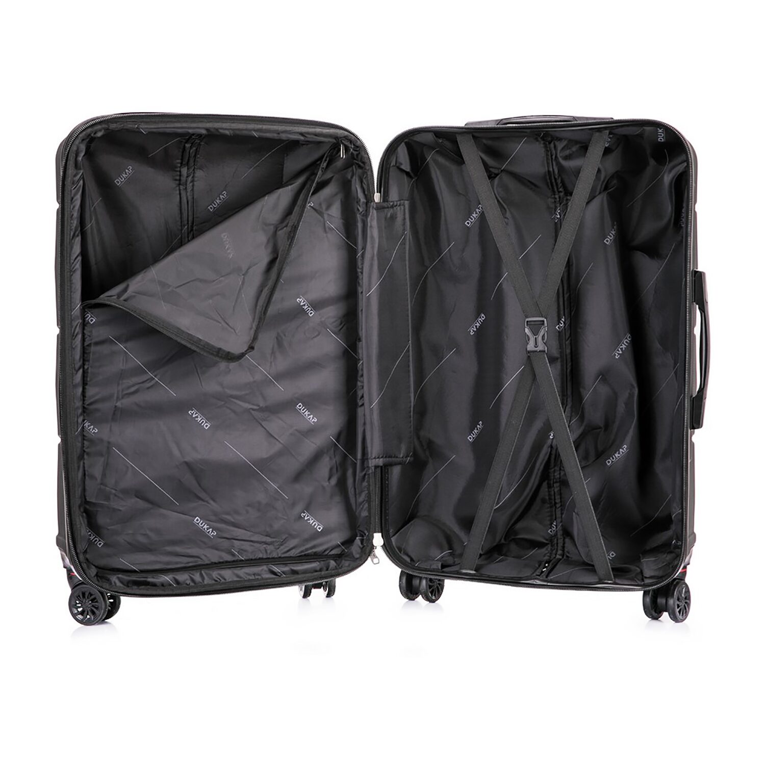Dukap Zonix 30 Inch Hardside Expandable Lightweight Checked Spinner Luggage