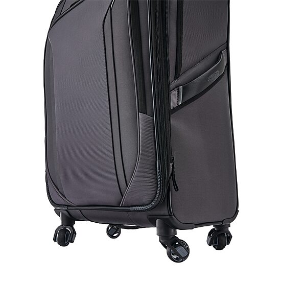 American Tourister Piroutte Deluxe Softside Expandable Checked Spinner Luggage