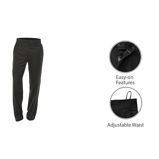 Stafford Coolmax All Season Ecomade Mens Adaptive Classic Fit Flat Front Suit Pant