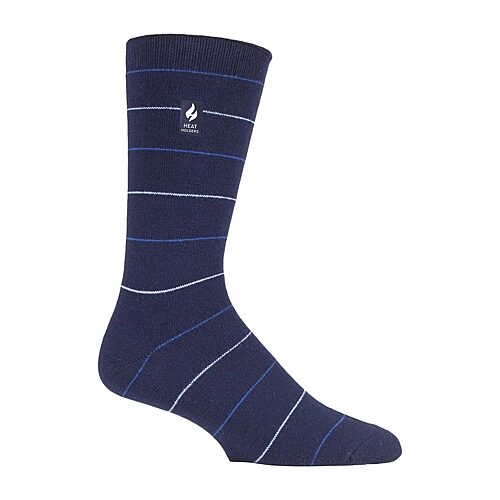Heat Holders Ultra Light Corbin Mens 1 Pair Crew Socks, 10-13, Blue