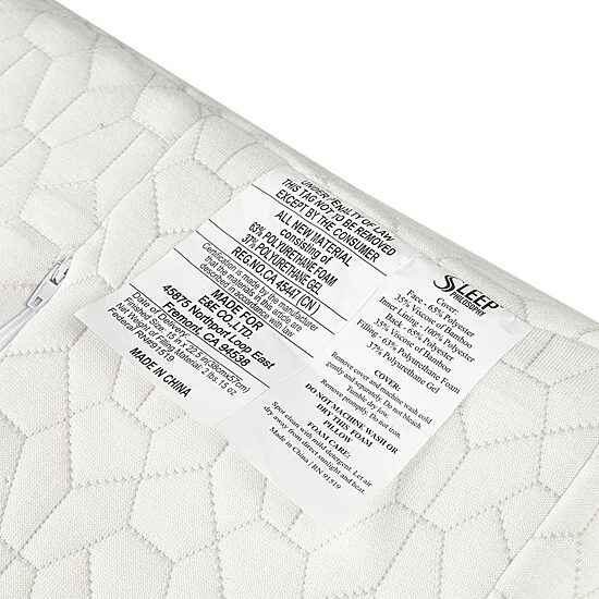Sleep Philosophy Cooling Contour Foam Pillow