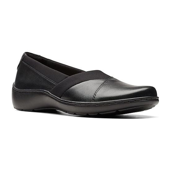 Clarks Cora Charm Womens Round Closed Toe Slip-On Shoe