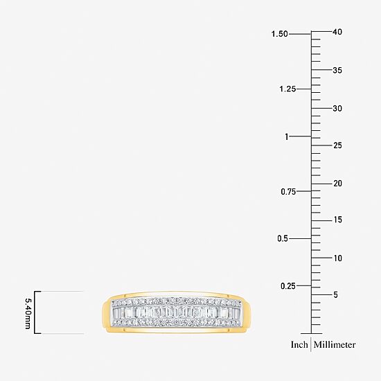 Womens 3/4 CT. T.W. Natural White Diamond 10K Two Tone Gold Marquise Side Stone Halo Bridal Set