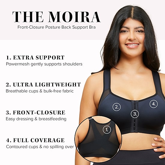 Leading Lady The Moira - Front Close Posture Back Support Bra 5031