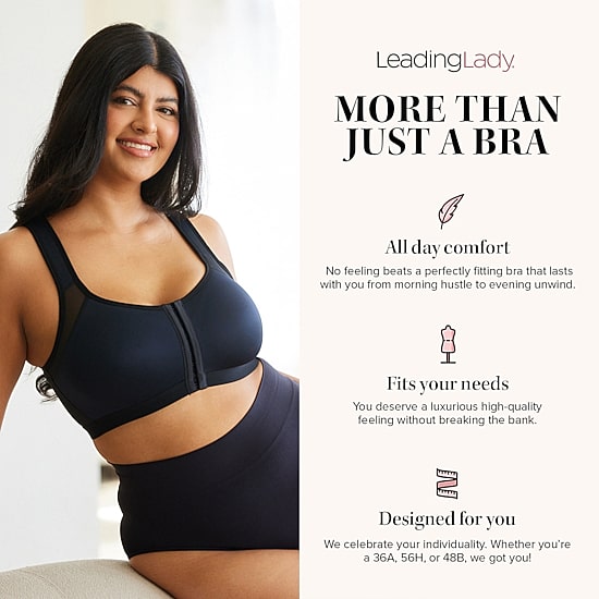 Leading Lady The Moira - Front Close Posture Back Support Bra 5031