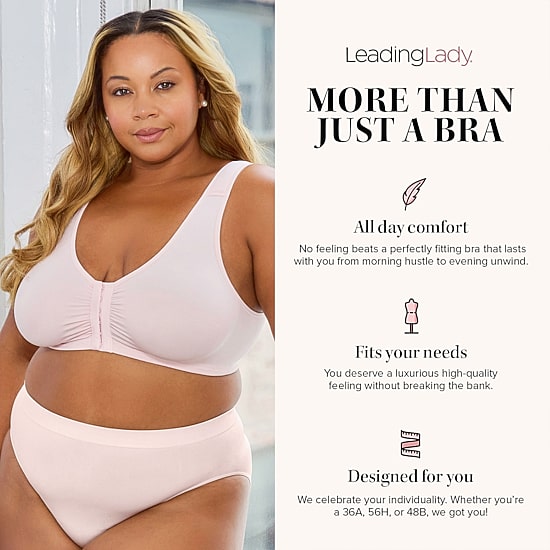 Leading Lady The Laurel - Seamless Front-Closure Bra- 119