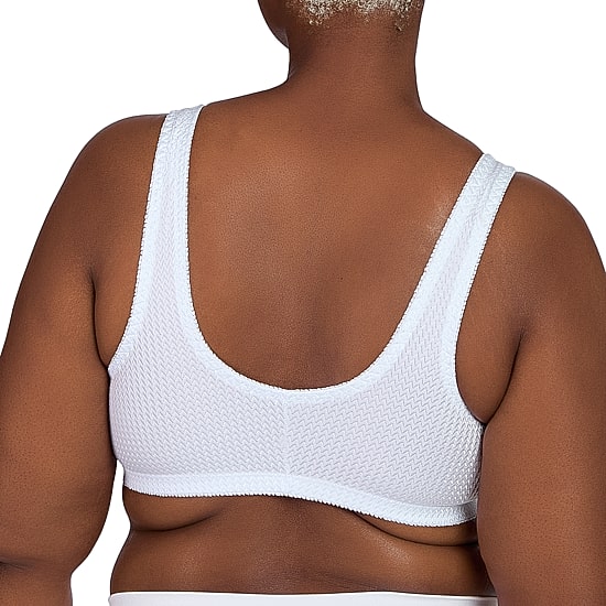Leading Lady®  Zig-Zag Weave Front-Closure Leisure Bra- 151