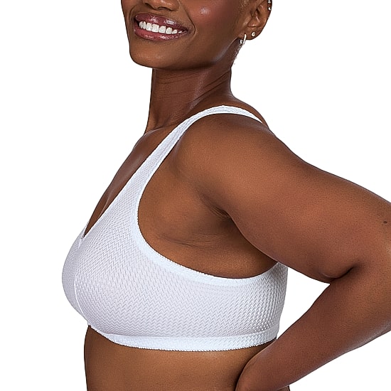 Leading Lady®  Zig-Zag Weave Front-Closure Leisure Bra- 151