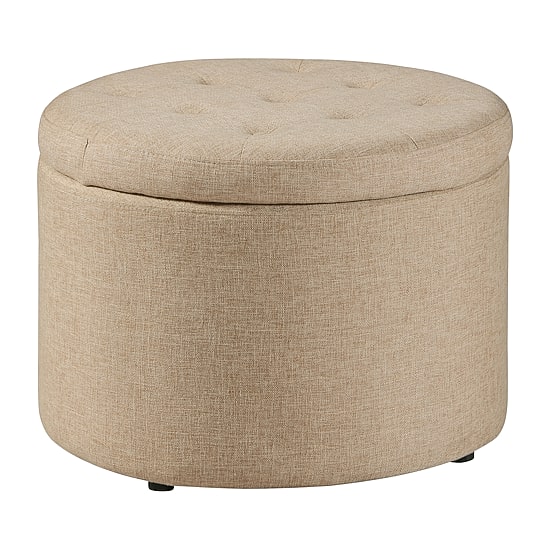 Designs4comfort Round Shoe Ottoman