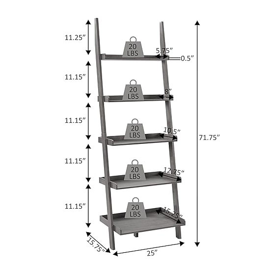 American Heritage Cormac Bookshelf Ladder