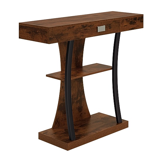 Convenience Concepts Newport Harri 1-Drawer Metal Console Table