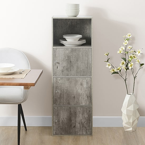 Convenience Concepts Extra Storage 3 Door Cabinet