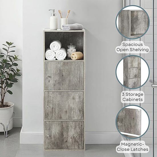 Convenience Concepts Extra Storage 3 Door Cabinet