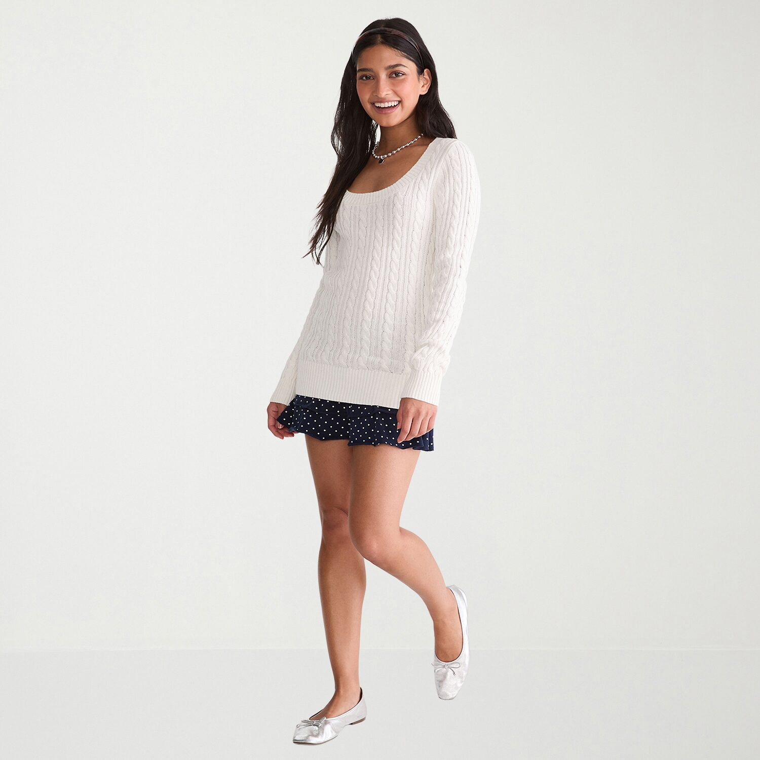 AEROPOSTALE Juniors Womens Long Sleeve Pullover Sweater