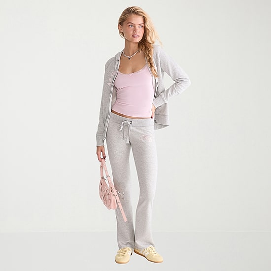 AEROPOSTALE Womens Juniors Bootcut Low Rise Sweatpant