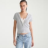 AEROPOSTALE Womens Juniors Short Sleeve Zipper Hoodie