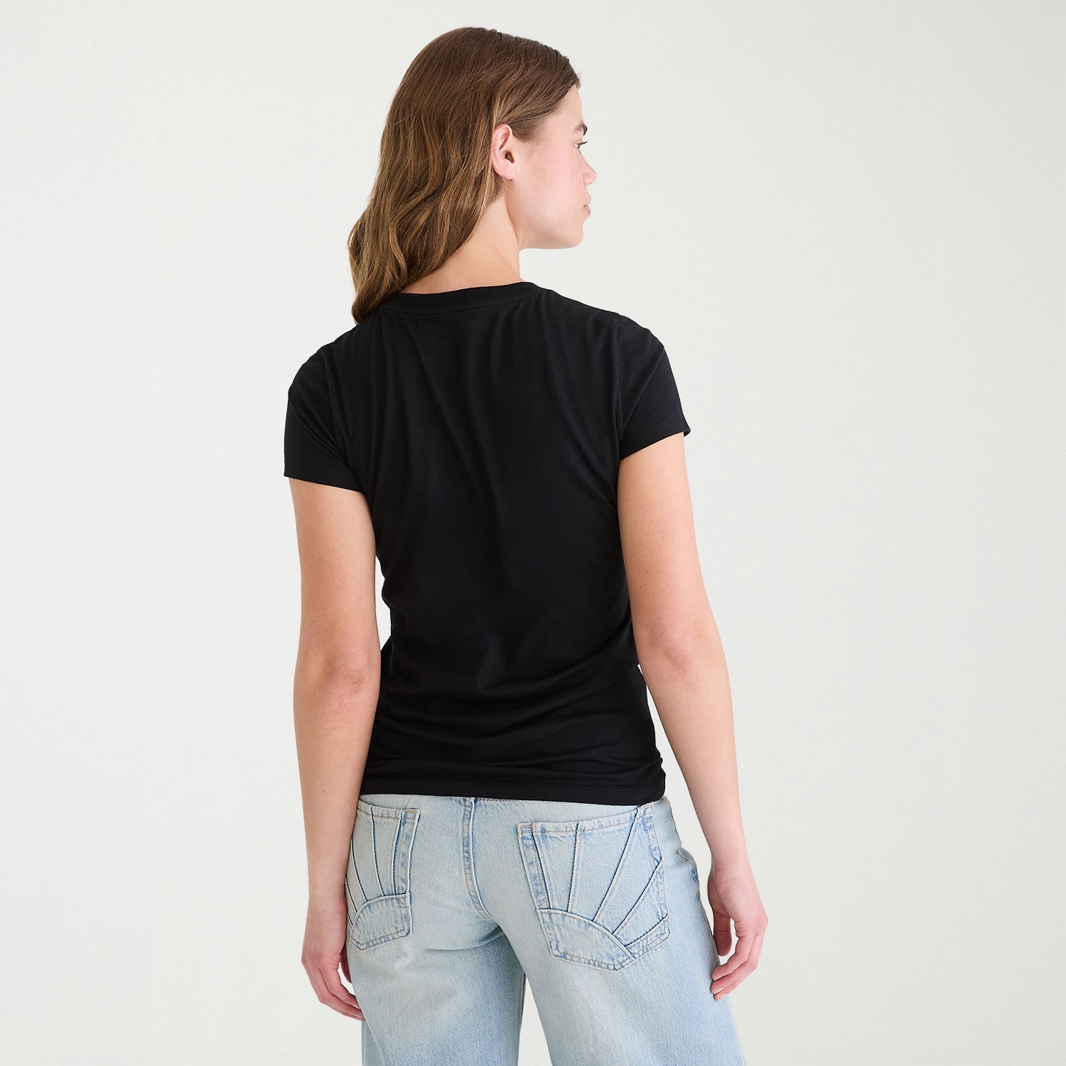 AEROPOSTALE Womens Juniors Crew Neck Short Sleeve Regular Fit Graphic T-Shirt