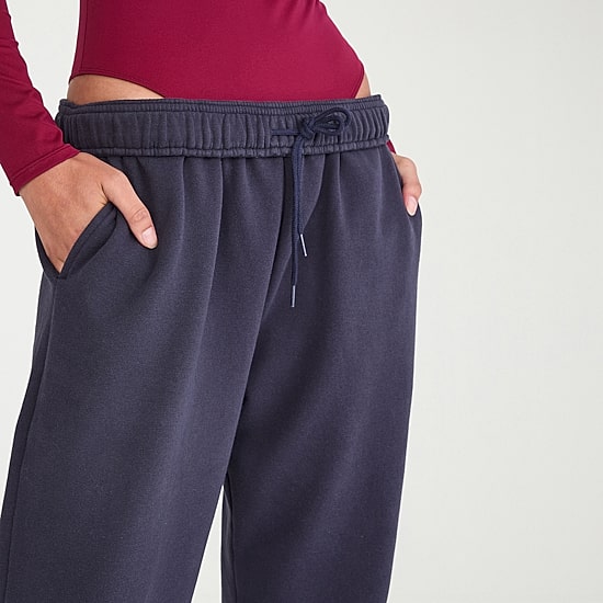 AEROPOSTALE Womens Juniors Straight Mid Rise Sweatpant