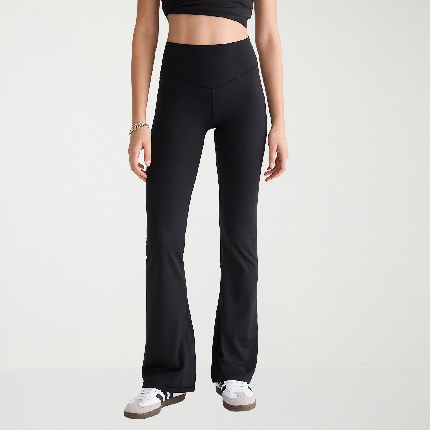 AEROPOSTALE Womens High Rise 32" Flare Juniors Full Length Leggings