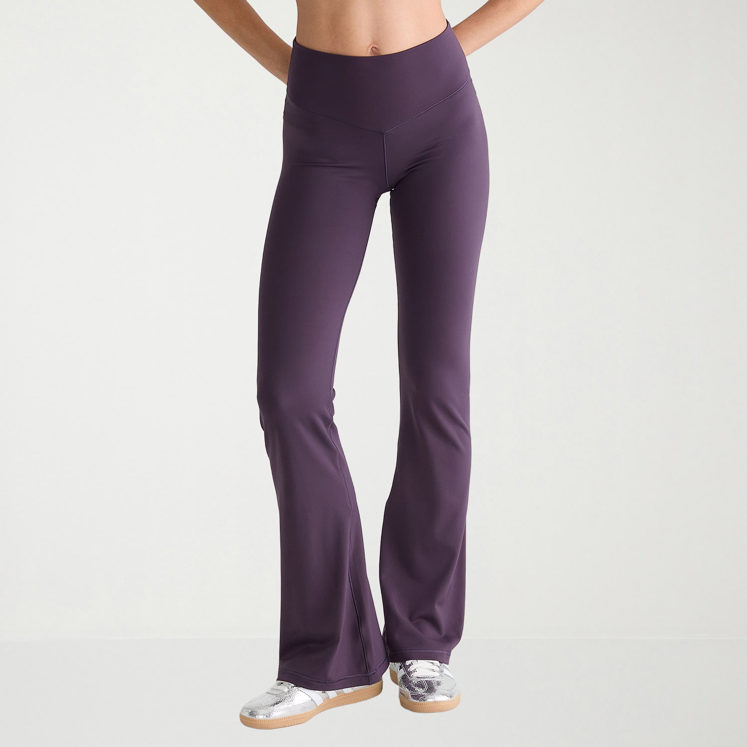 AEROPOSTALE Womens High Rise 32" Flare Juniors Full Length Leggings