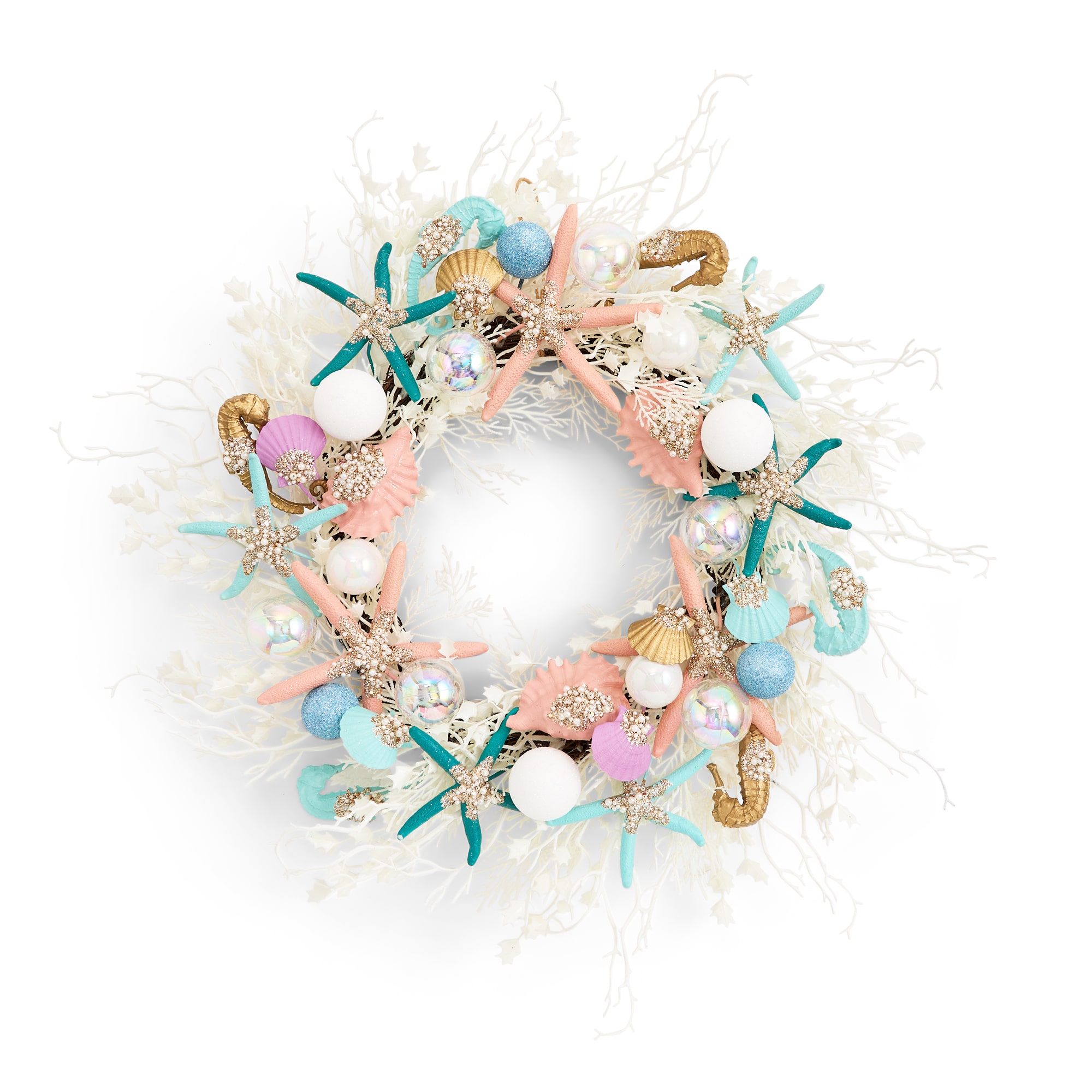 North Pole Trading Co. Coastal Wreath