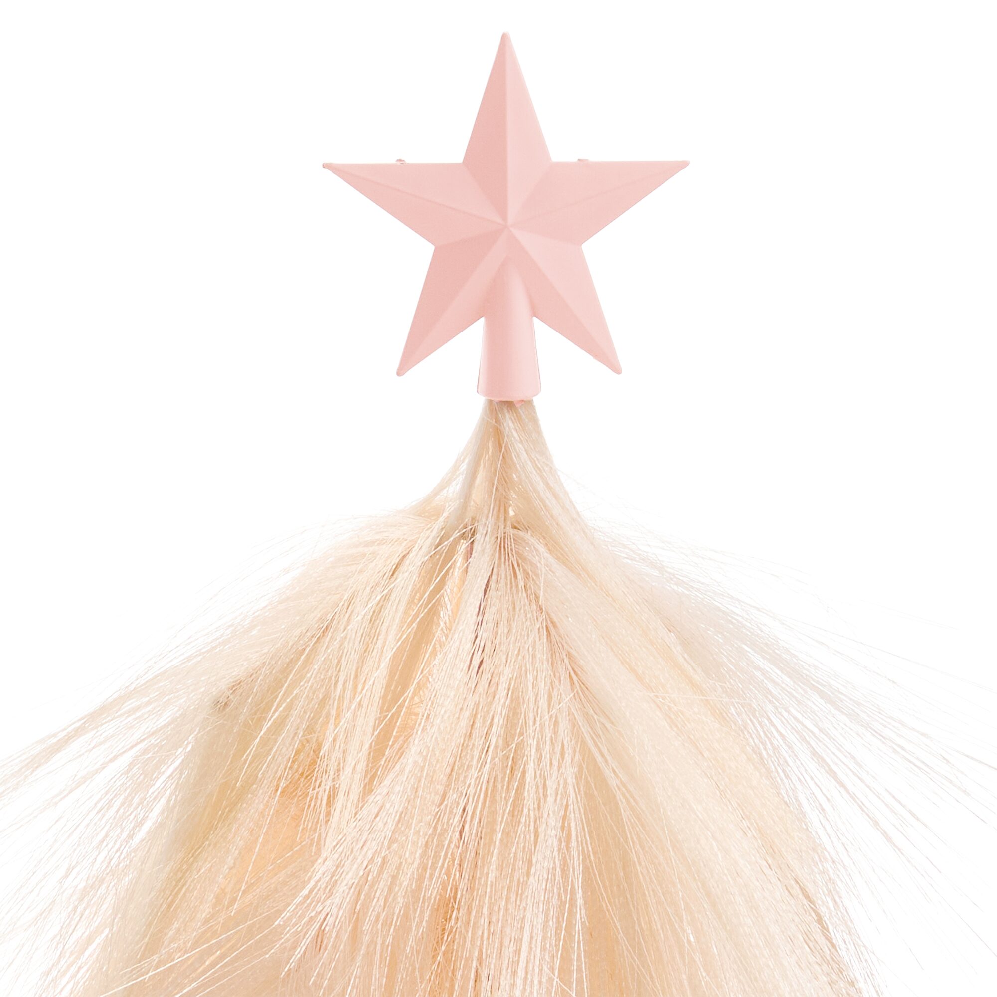 North Pole Trading Co. 12" Pink Feather Tree Christmas Tabletop Decor