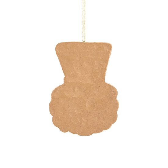 North Pole Trading Co. Claydough Santa Christmas Ornament