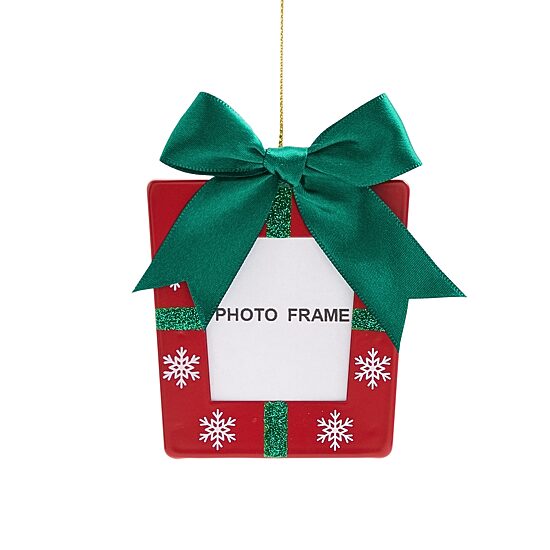 North Pole Trading Co. Photoframe Christmas Ornament