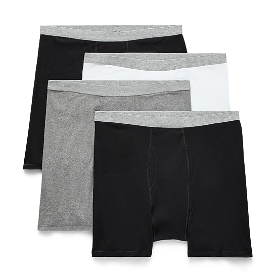 Stafford Cotton Mens Big 4 Pack Boxer Briefs 302866
