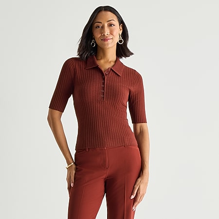 Liz Claiborne Womens V Neck Short Sleeve Pullover Sweater - JCPenney