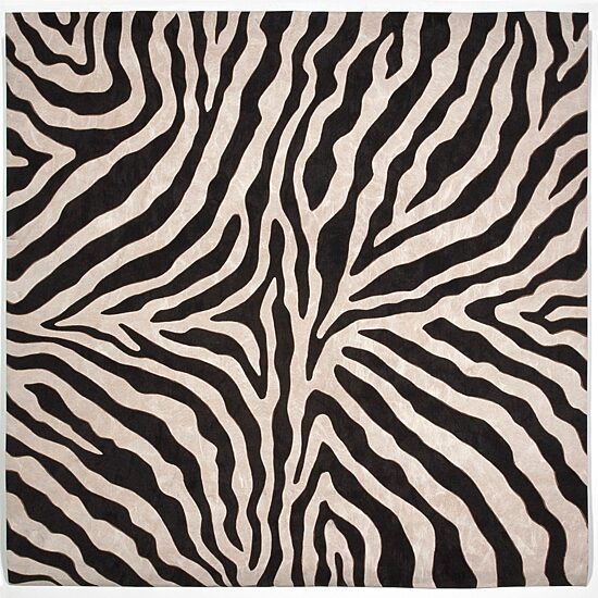 Liora Manne Visions I Zebra Animal Indoor Outdoor Square Area Rug