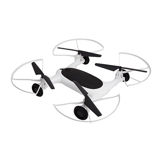 Sharper Image Toy 7" Fly+Drive Drone Remote Control Dual-Function Vehicle