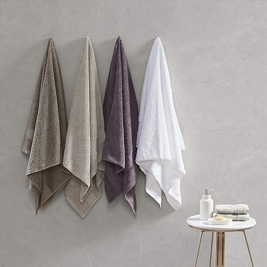 Madison Park Signature Luce 100% Egyptian Cotton 6-pc. Solid Bath Towel Set