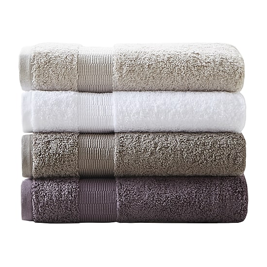 Madison Park Signature Luce 100% Egyptian Cotton 6-pc. Solid Bath Towel Set