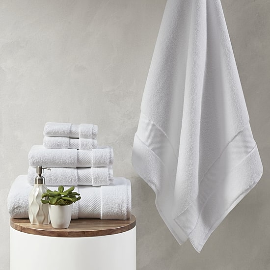 Madison Park Signature Splendor 6-pc. Solid Bath Towel Set