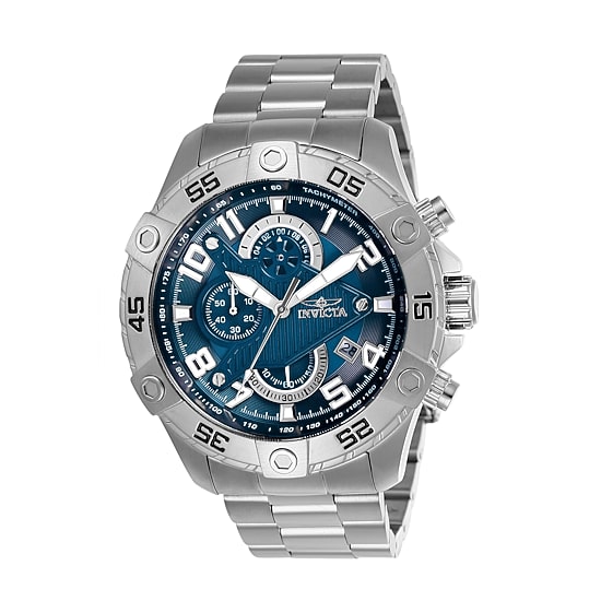 Invicta S1 Rally Mens Chronograph Silver Tone Stainless Steel Bracelet Watch 26094