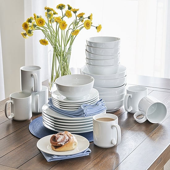 Home Expressions Porcelain 4-pc.Cereal Bowl
