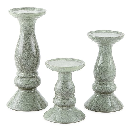Linden Street Ceramic Pillar Candle Holder Collection