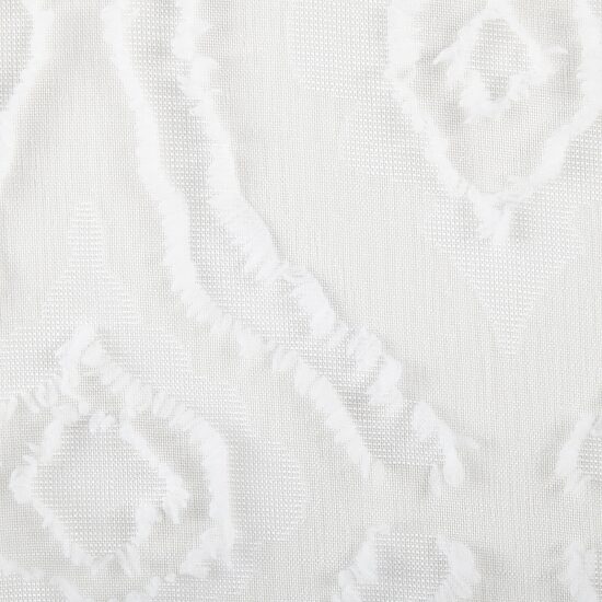 Distant Lands Ogee Clip Grommet Top Sheer Single Curtain Panel