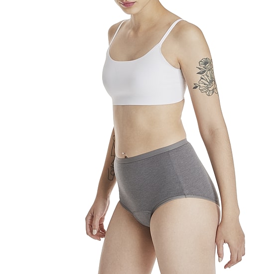 Hanes Fresh And Dry Moderate Leak Protection 3 Pack Seamless Period + Leak Resistant Brief Panty 40fdm3