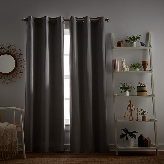 CHF Harper Grommet Top Blackout Set of 2 Curtain Panel